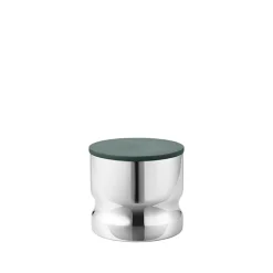 Georg Jensen Alfredo opbevaringsdåse grøn stål 0,5 liter