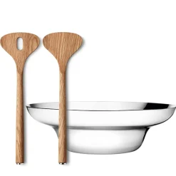 Georg Jensen Alfredo salatskål og salatbestik