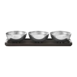 Georg Jensen Bernadotte bakke med 3 skåle