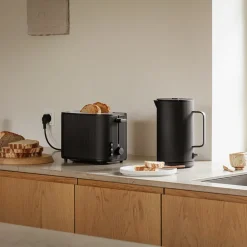 Georg Jensen Bernadotte brødrister sort 1000 watt