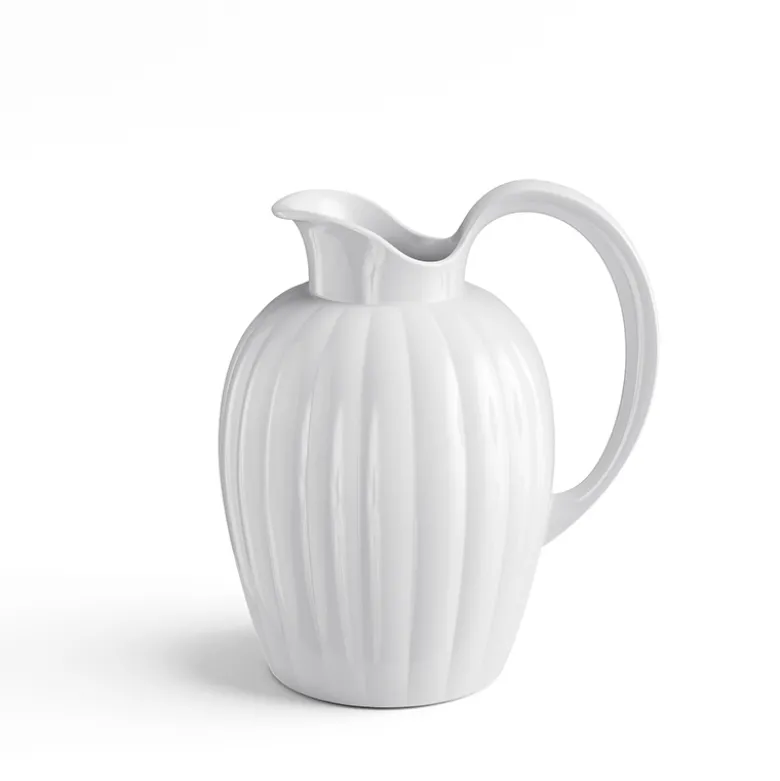 Georg Jensen Bernadotte flødekande hvid 0,5 liter