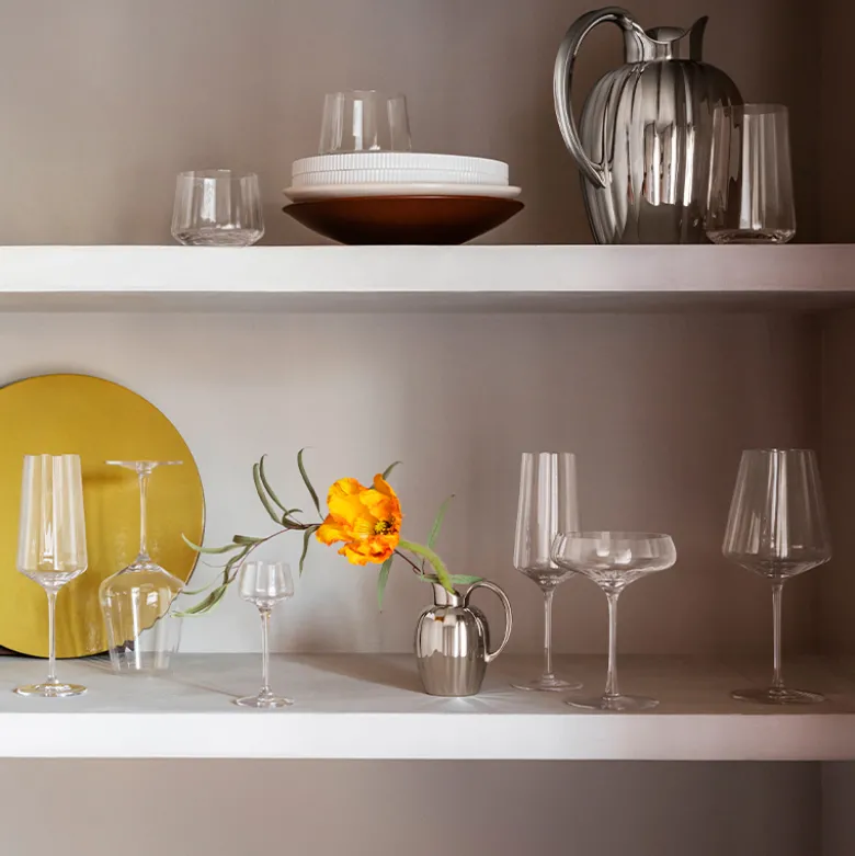 Georg Jensen Bernadotte hvidvinsglas 6 stk. 43 cl