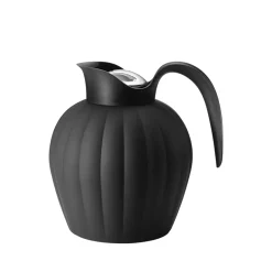 Georg Jensen Bernadotte termokande sort med trykknap 0,8 liter