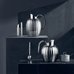 Georg Jensen Bernadotte termokande med trykknap 0,8 liter