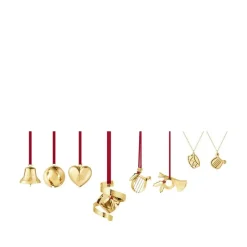 Georg Jensen Juleuro ornamentsæt guld 2026 8 stk.