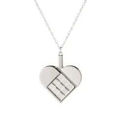 Georg Jensen Jul 2025 juleornament hjerte palladium