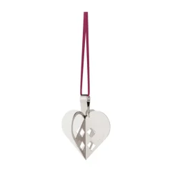 Georg Jensen Jul 2025 juleornament hjerte palladium med bånd