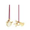 Georg Jensen Jul 2026 juleornamentsæt Posthorn & Harpe forgyldt