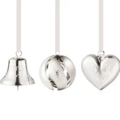 Georg Jensen Jul 2022 ornamentsæt 3 stk. palladium