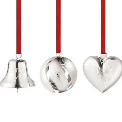 Georg Jensen Jul 2022 ornamentsæt 3 stk. palladium