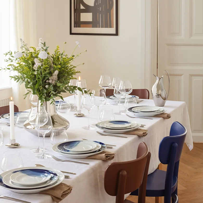 Georg Jensen Koppel Dinnerware Decoration frokosttallerken 22 cm