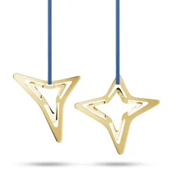 Georg Jensen 2021 ornamenter 2 stk. forgyldt
