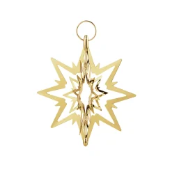 Georg Jensen topstjerne lille forgyldt H 16,8 cm