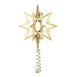 Georg Jensen topstjerne lille forgyldt H 16,8 cm