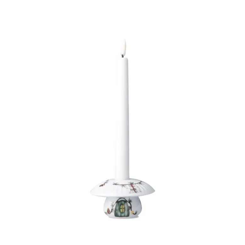 Hammershøi Christmas kronelysestage svamp hvid H 6 cm