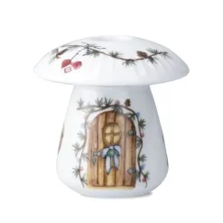 Hammershøi Christmas kronelysestage svamp hvid H 9 cm