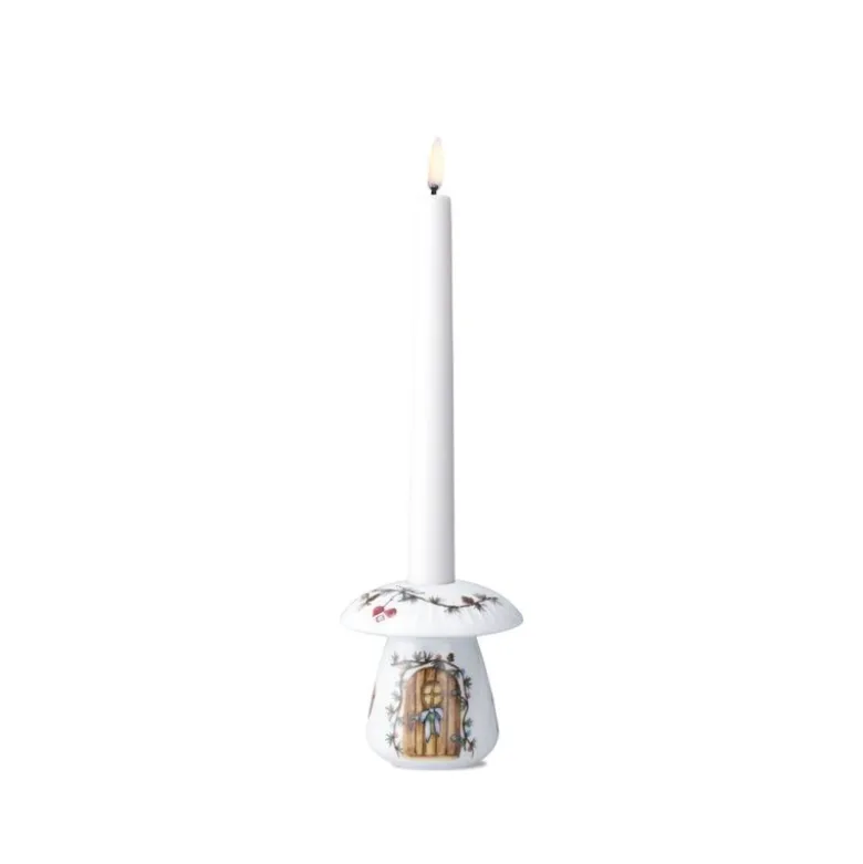 Hammershøi Christmas kronelysestage svamp hvid H 9 cm