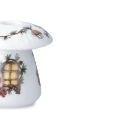 Hammershøi Christmas kronelysestage svamp hvid H 9 cm