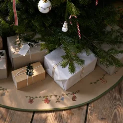 Hammershøi Jul juletræstæppe sand Ø 130 cm