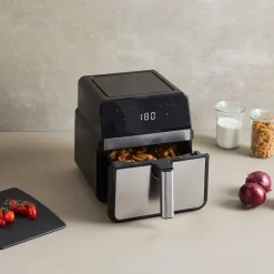 Haws airfryer sort 8 liter 2100 watt