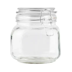 Henkogningsglas firkantet 0,75 liter