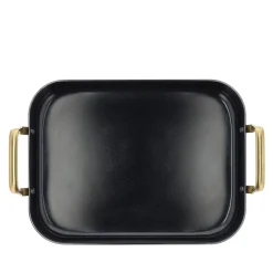 Holm Brasserie bradepande med keramisk belægning sort 34x26x8 cm