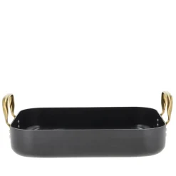 Holm Brasserie bradepande med keramisk belægning sort 34x26x8 cm