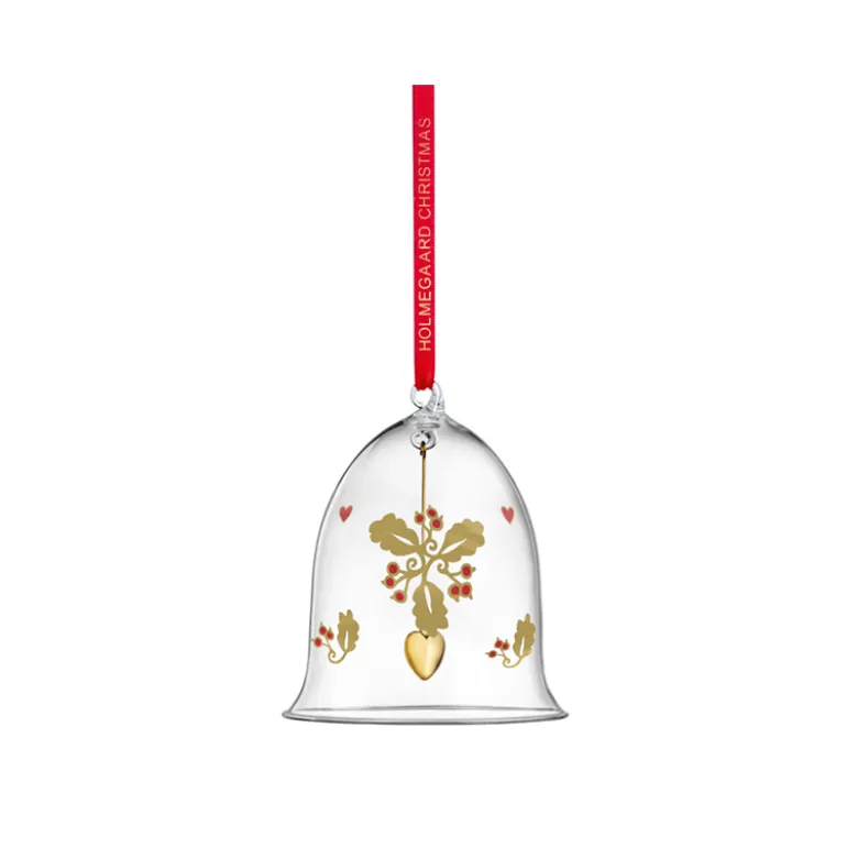 Holmegaard Ann-Sofi Romme juleklokke 2022 glas 8,5 cm
