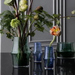 Holmegaard ARC Vase Mørk Grøn 21 Cm