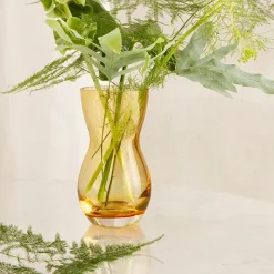 Holmegaard Calabas vase amber 16 cm