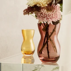 Holmegaard Calabas vase burgundy 21 cm