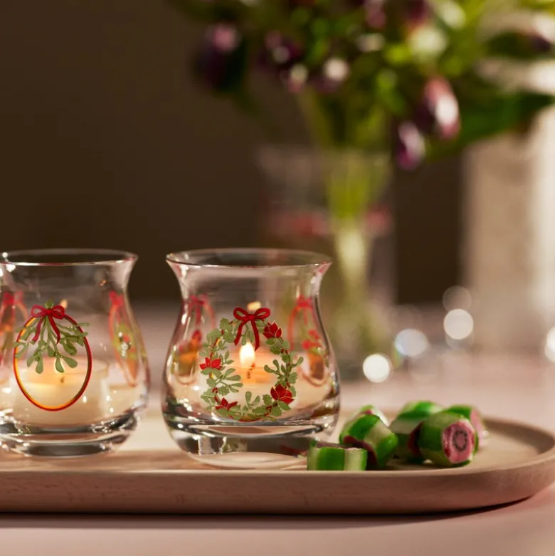 Holmegaard Christmas 2025 julelyslygte H 7,5 cm 2 stk.