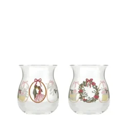 Holmegaard Christmas 2025 julelyslygte H 7,5 cm 2 stk.
