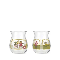 Holmegaard Christmas 2023 julelyslygte H 7,5 cm 2 stk.