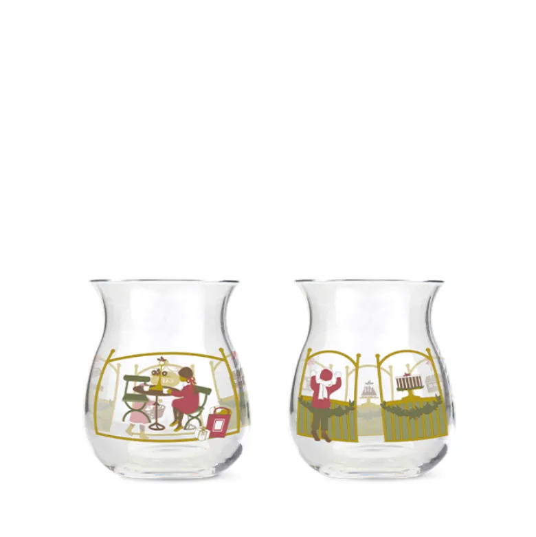 Holmegaard Christmas 2023 julelyslygte H 7,5 cm 2 stk.