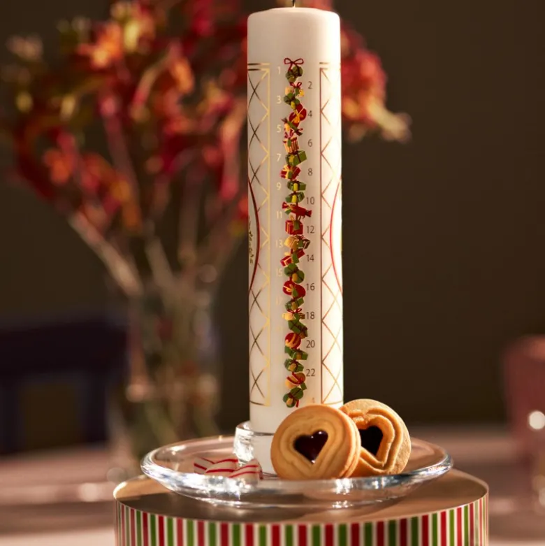 Holmegaard Christmas kalenderlys 2025 Ø 5 cm
