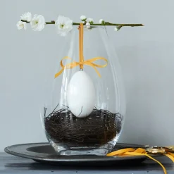 Holmegaard Cocoon vase klar 20,5 cm