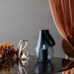 Holmegaard Design With Light lanterne blå 25 cm
