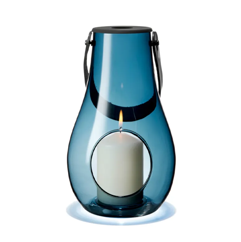 Holmegaard Design With Light lanterne blå 25 cm