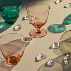 Holmegaard Flow vandglas emerald green 35 cl