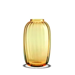 Holmegaard Primula vase amber H 25,5 cm