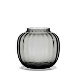 Holmegaard Primula vase røgfarvet 12,5 cm