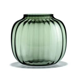 Holmegaard Primula vase smoke H 17,5 cm