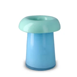 Holmegaard Soma vase blå/grøn H 22,5 cm