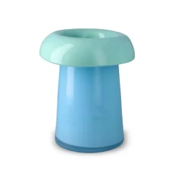 Holmegaard Soma vase blå/grøn H 22,5 cm