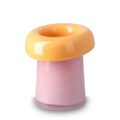 Holmegaard Soma vase orange/rosa H 16,5 cm
