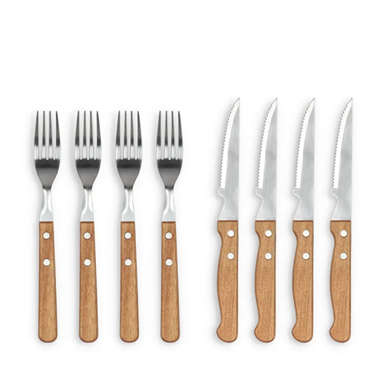 Holm steakbestik akacie 8 dele