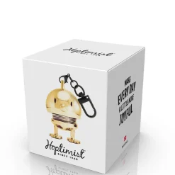 Hoptimist Bumble vedhæng guldfarvet H 5,9 cm