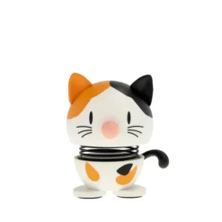 Hoptimist Calico kat figur XS orange/hvid H 5,3 cm