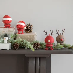 Hoptimist Soft Reindeer Bumble rød 9,2 cm